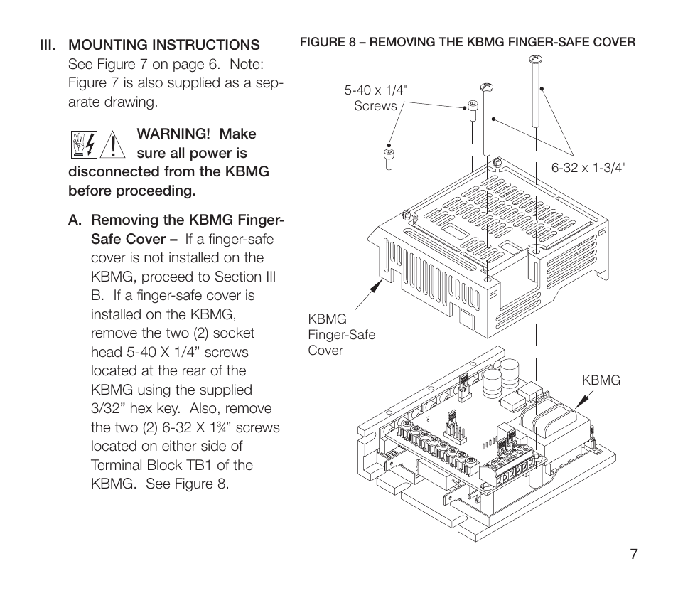 KB Electronics Multi Speed Board User Manual | Page 9 / 16
