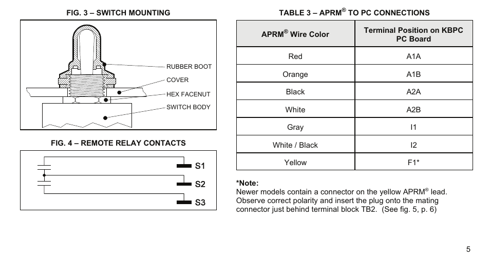 KB Electronics Anti Plug Reversing Module (APRM-PC) w/Switch Kit (for Model 240D Only) User Manual | Page 11 / 14