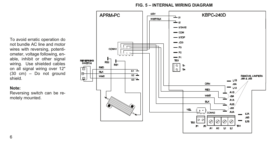 KB Electronics Anti Plug Reversing Module (APRM-PC) w/Switch Kit (for Model 240D Only) User Manual | Page 12 / 14