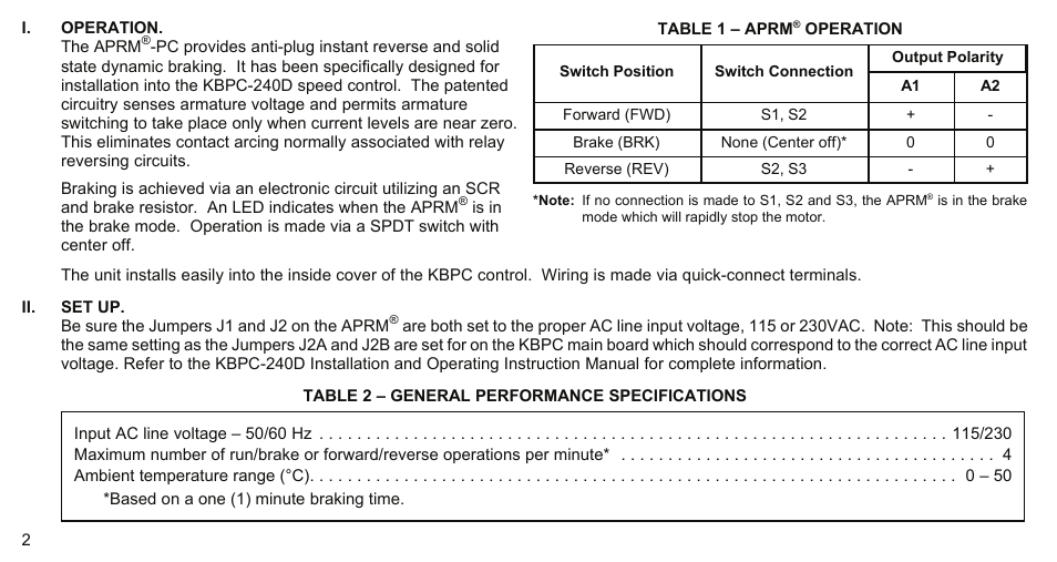 I. safety warning! — please read carefully | KB Electronics Anti Plug Reversing Module (APRM-PC) w/Switch Kit (for Model 240D Only) User Manual | Page 8 / 14