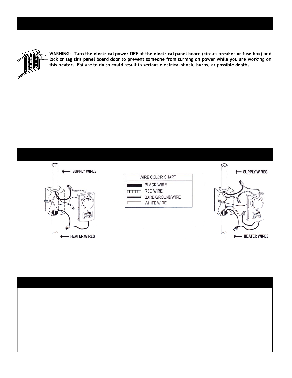 Maintenance & warranty, Remote wall thermostat, Warranty information | King Electric Model PAW User Manual | Page 4 / 4