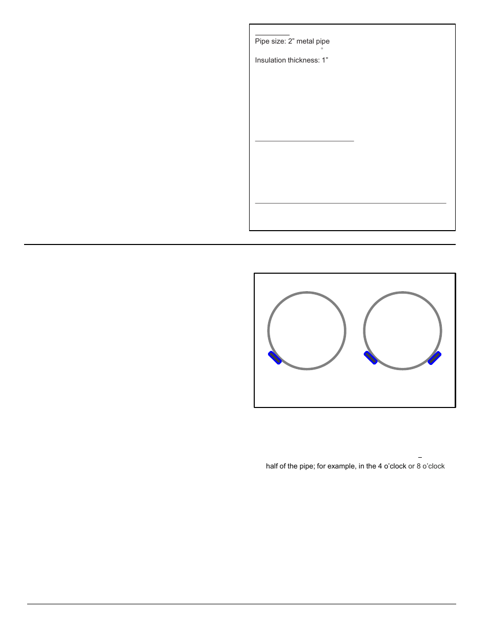 Heating cable installation, Sr heating cable selection and design (continued), Figure 1: cable placement on pipe | King Electric SR self-reg, cut to length User Manual | Page 5 / 16