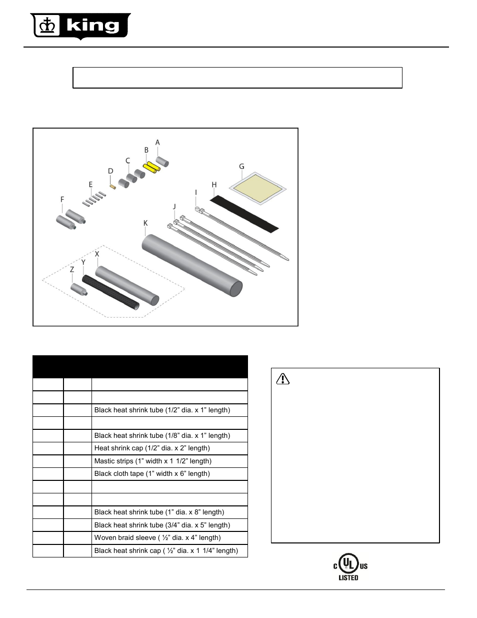 King Electric SRK10 splice/tee kit User Manual | 8 pages