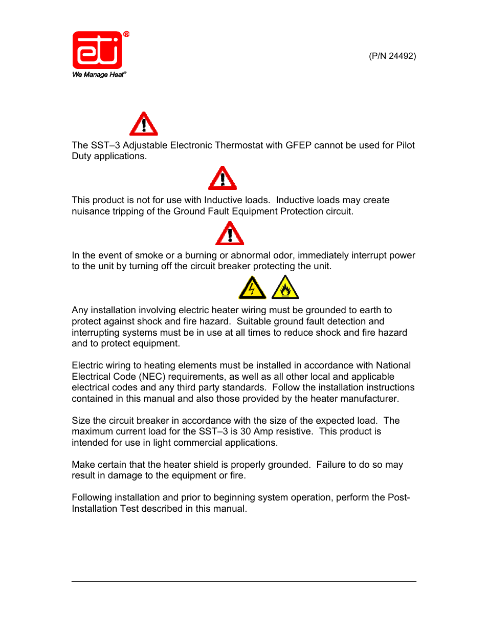 King Electric SST 3 User Manual | 28 pages