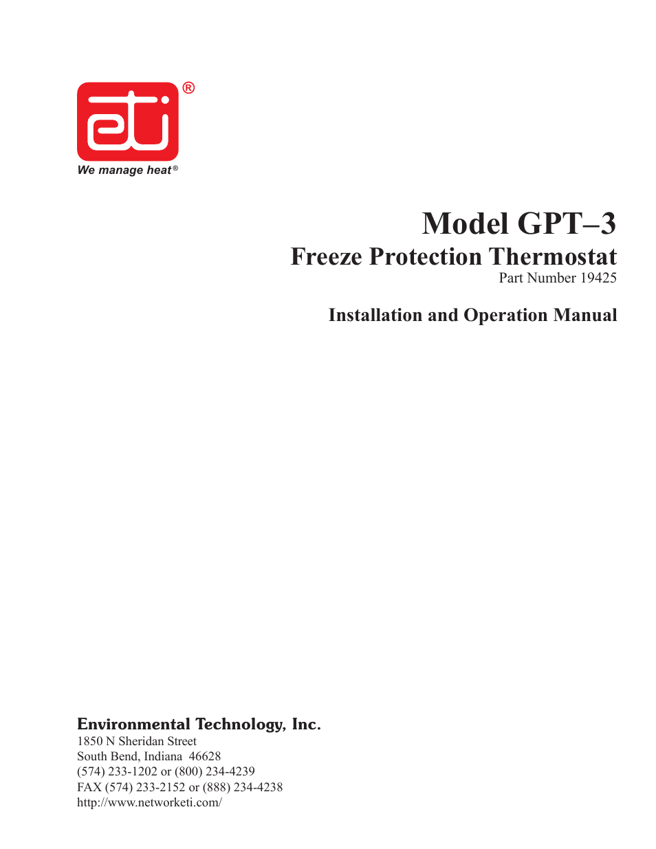 King Electric GPT 3 User Manual | 21 pages