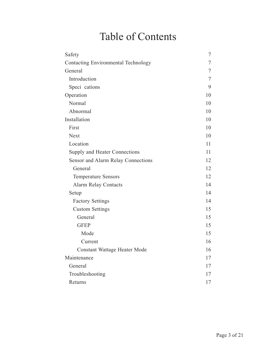 King Electric GPT 3 User Manual | Page 3 / 21