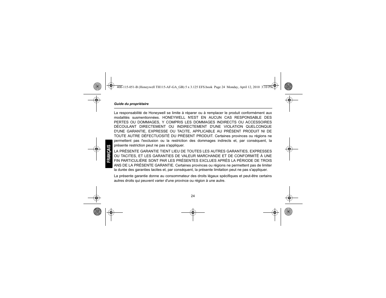 King Electric TH115-AF-GA Electronic Programmable User Manual | Page 50 / 76