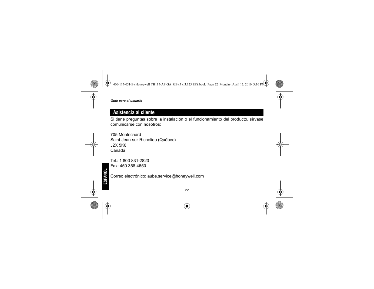 King Electric TH115-AF-GA Electronic Programmable User Manual | Page 72 / 76