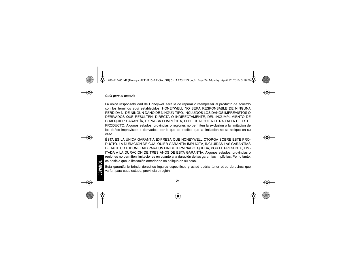 King Electric TH115-AF-GA Electronic Programmable User Manual | Page 74 / 76