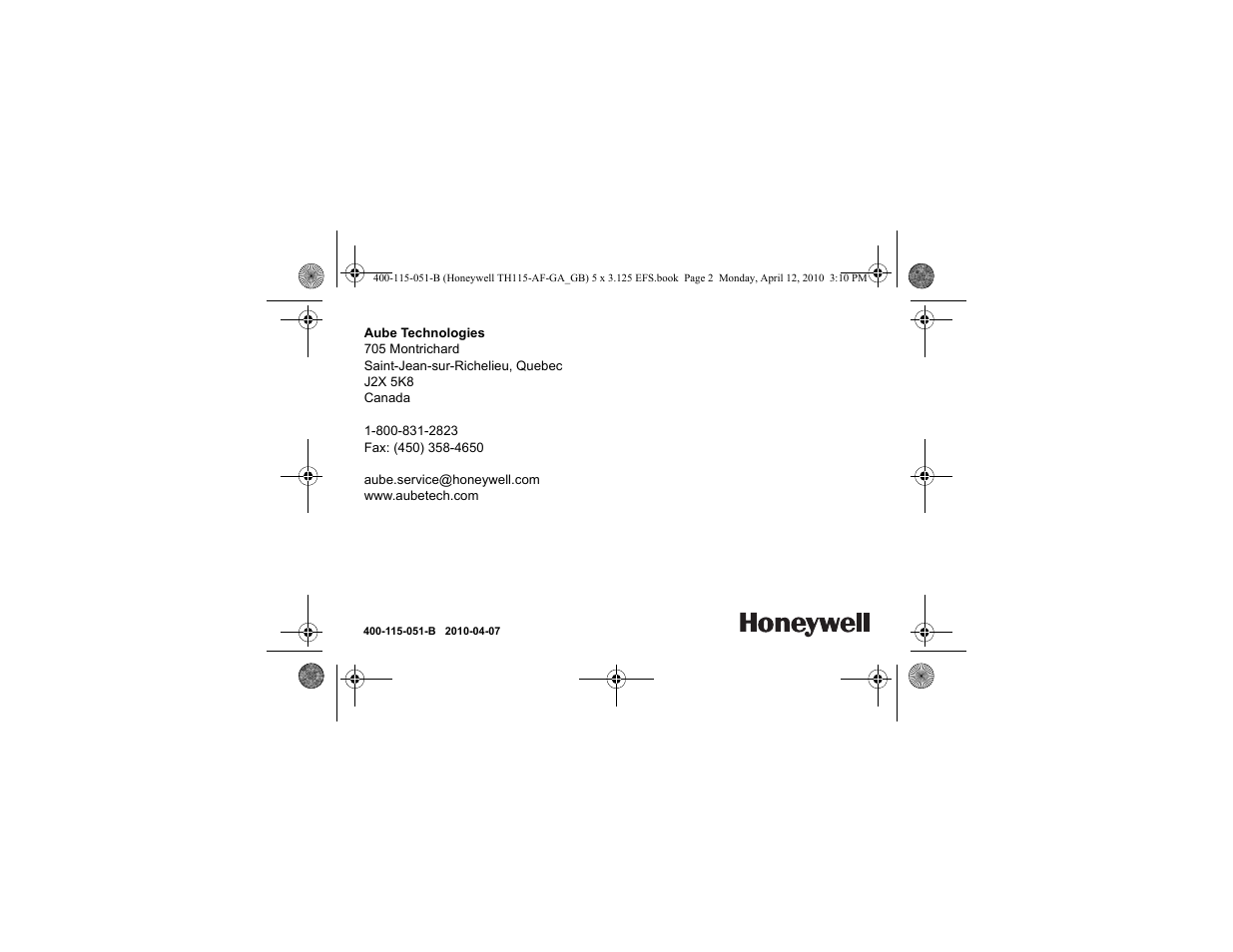 King Electric TH115-AF-GA Electronic Programmable User Manual | Page 76 / 76