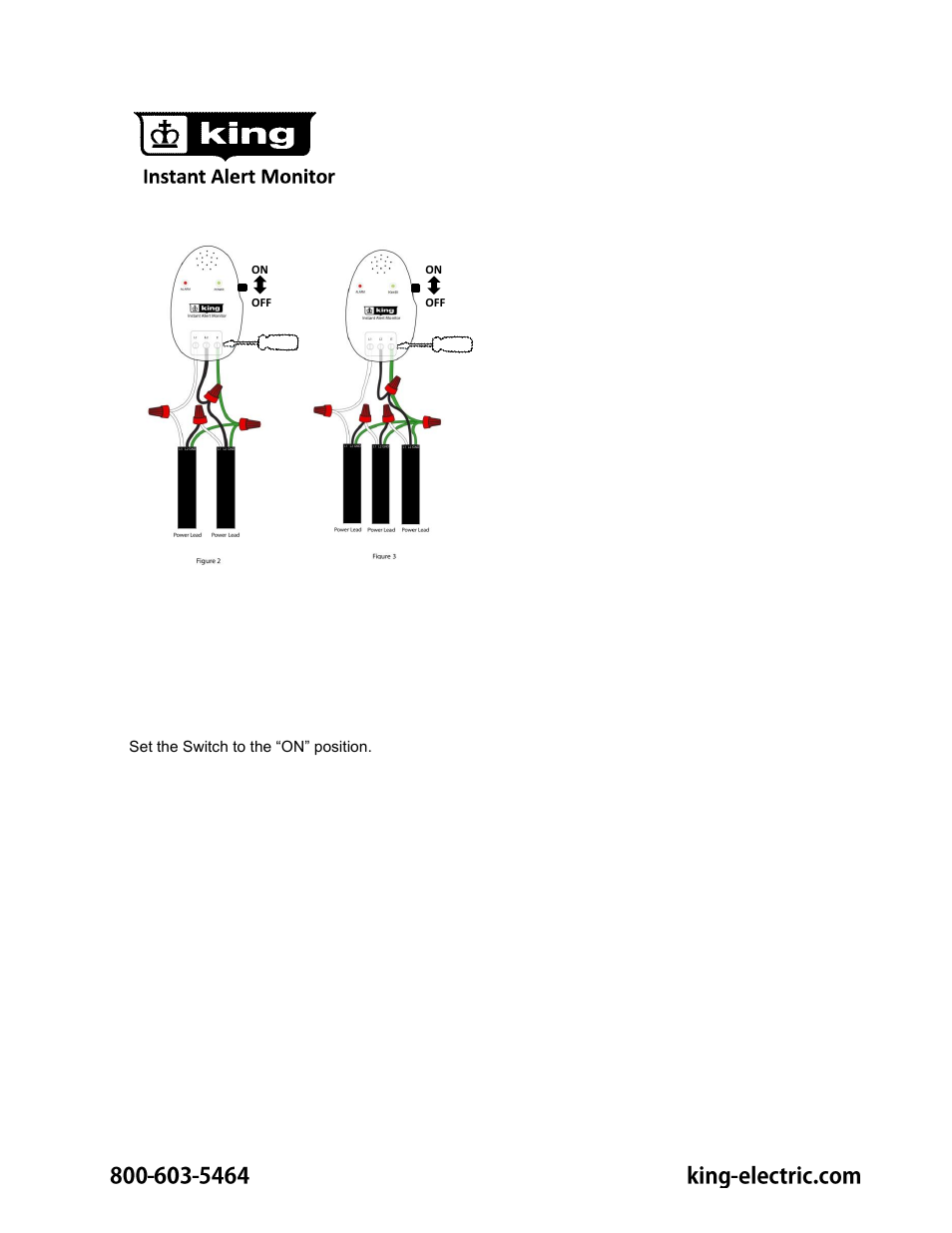 King Electric FCS11 Instant Alert Monitor User Manual | Page 2 / 2