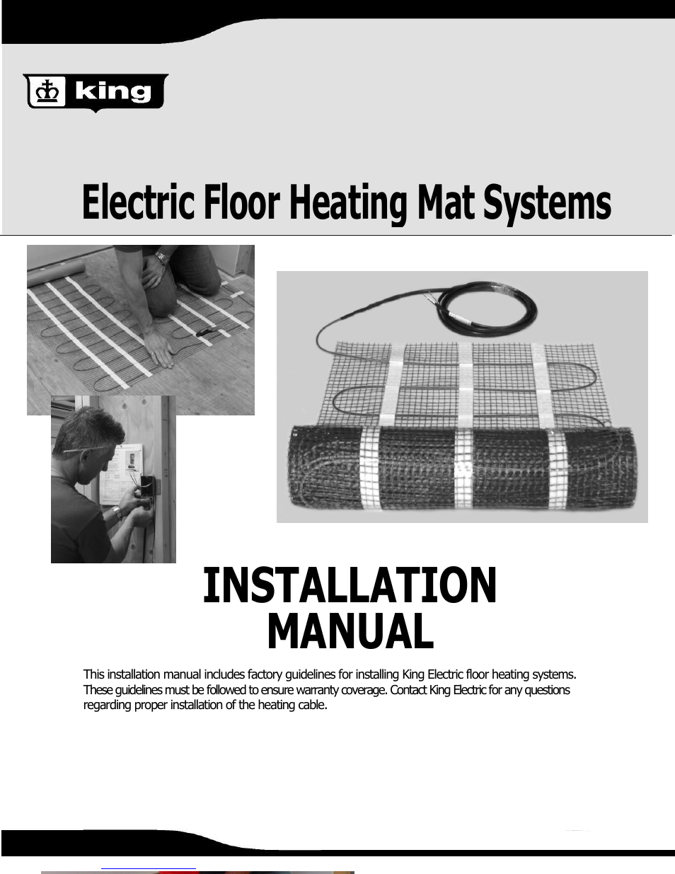 King Electric FCM Floor Mat User Manual | 19 pages