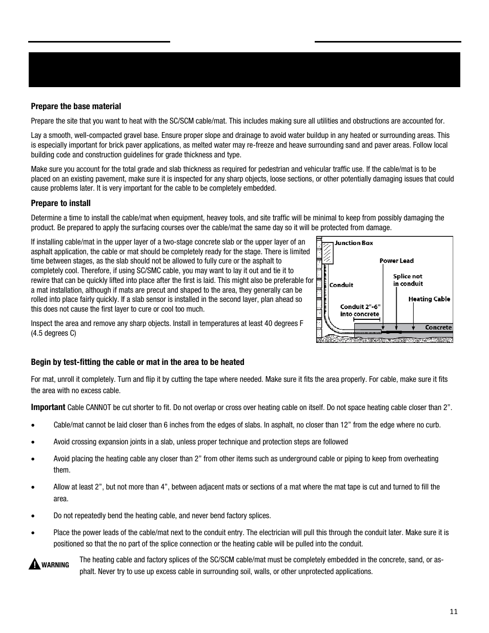 Installation instructions, Save these instructions | King Electric SCM User Manual | Page 11 / 20