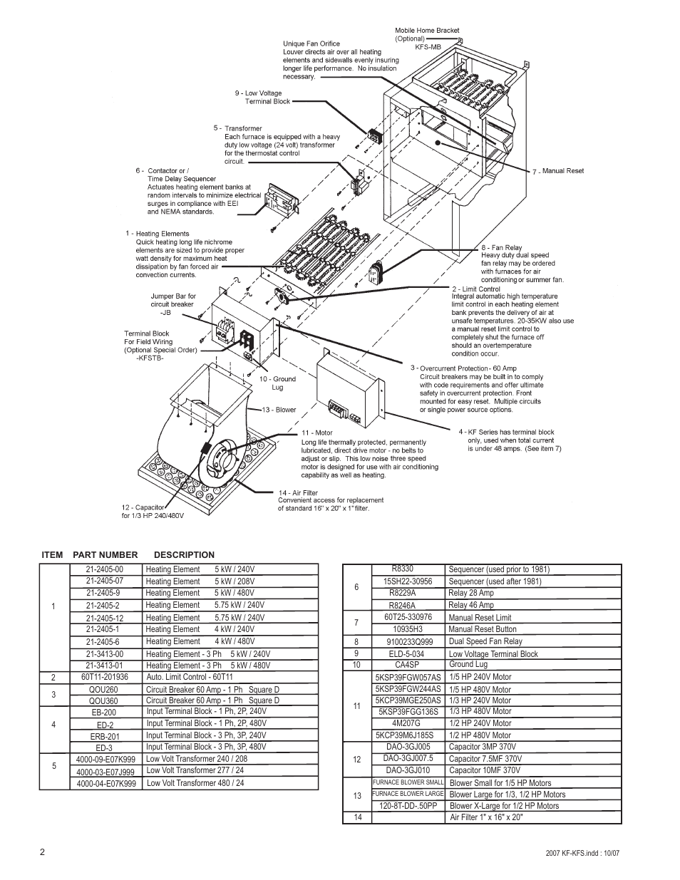 King Electric Model KF User Manual | Page 2 / 6