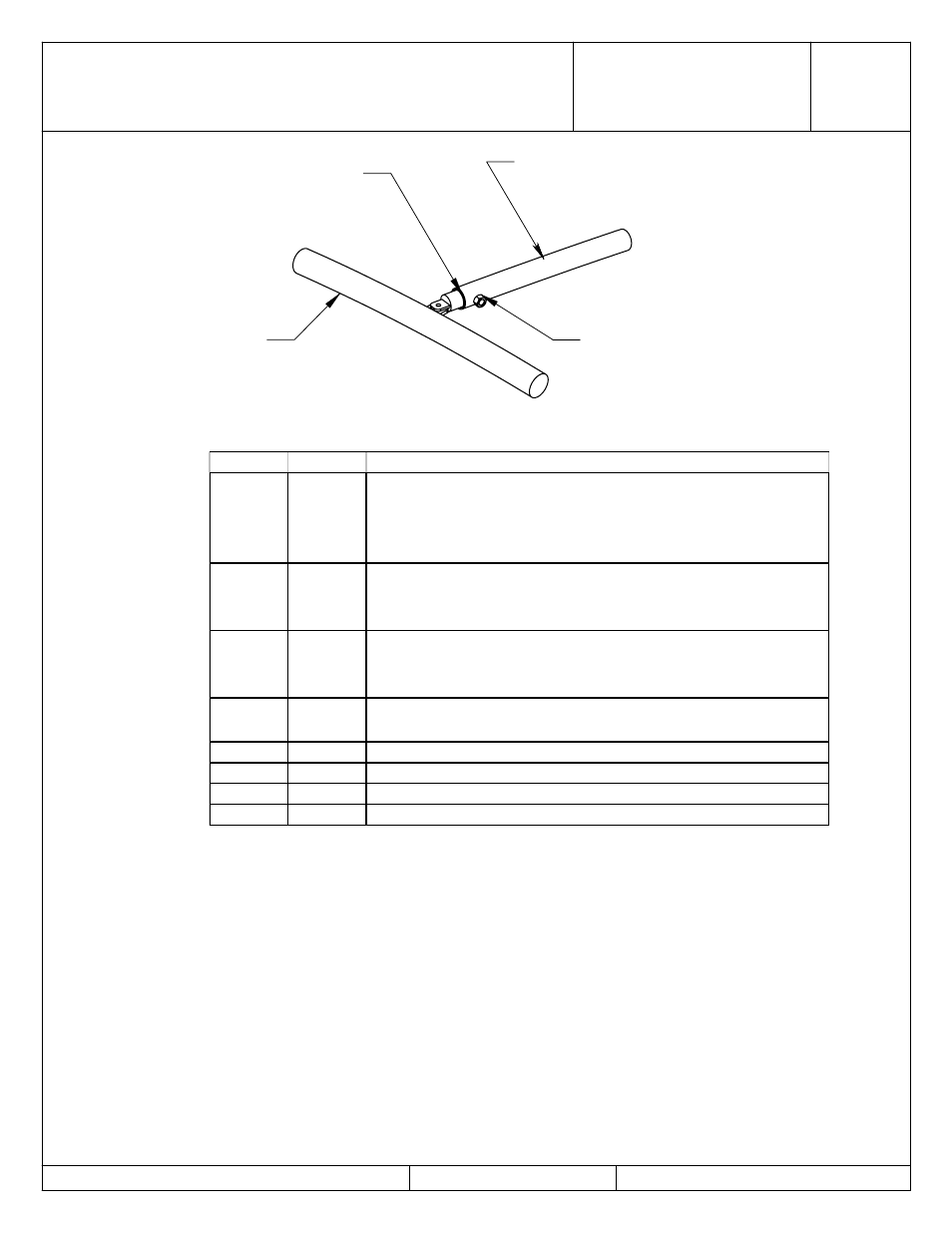 Steelcraft products, Model, Horizontal brace connection | Parts | LA STEELCRAFT AB-62P10 User Manual | Page 2 / 2