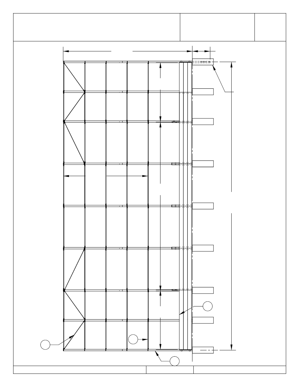 Steelcraft products, Elev a tion v iew, Model | LA STEELCRAFT BS-35 User Manual | Page 3 / 4