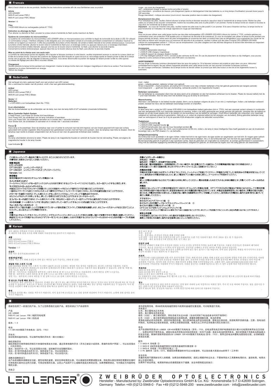 Led lenser | LED LENSER P5R.2 User Manual | Page 2 / 2