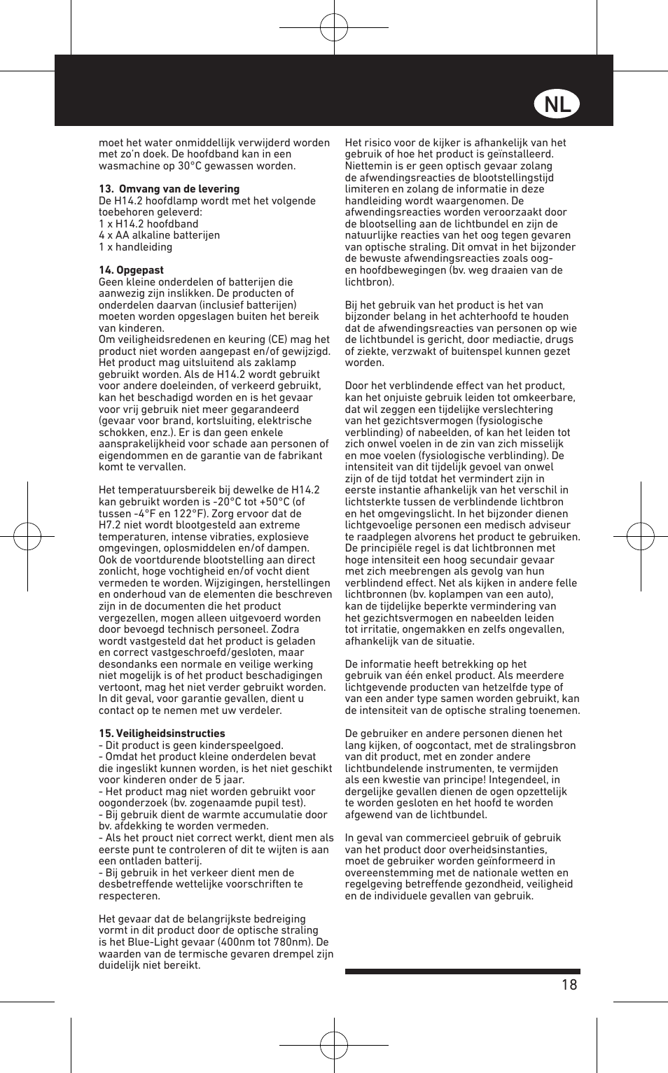 LED LENSER H14.2 User Manual | Page 19 / 36
