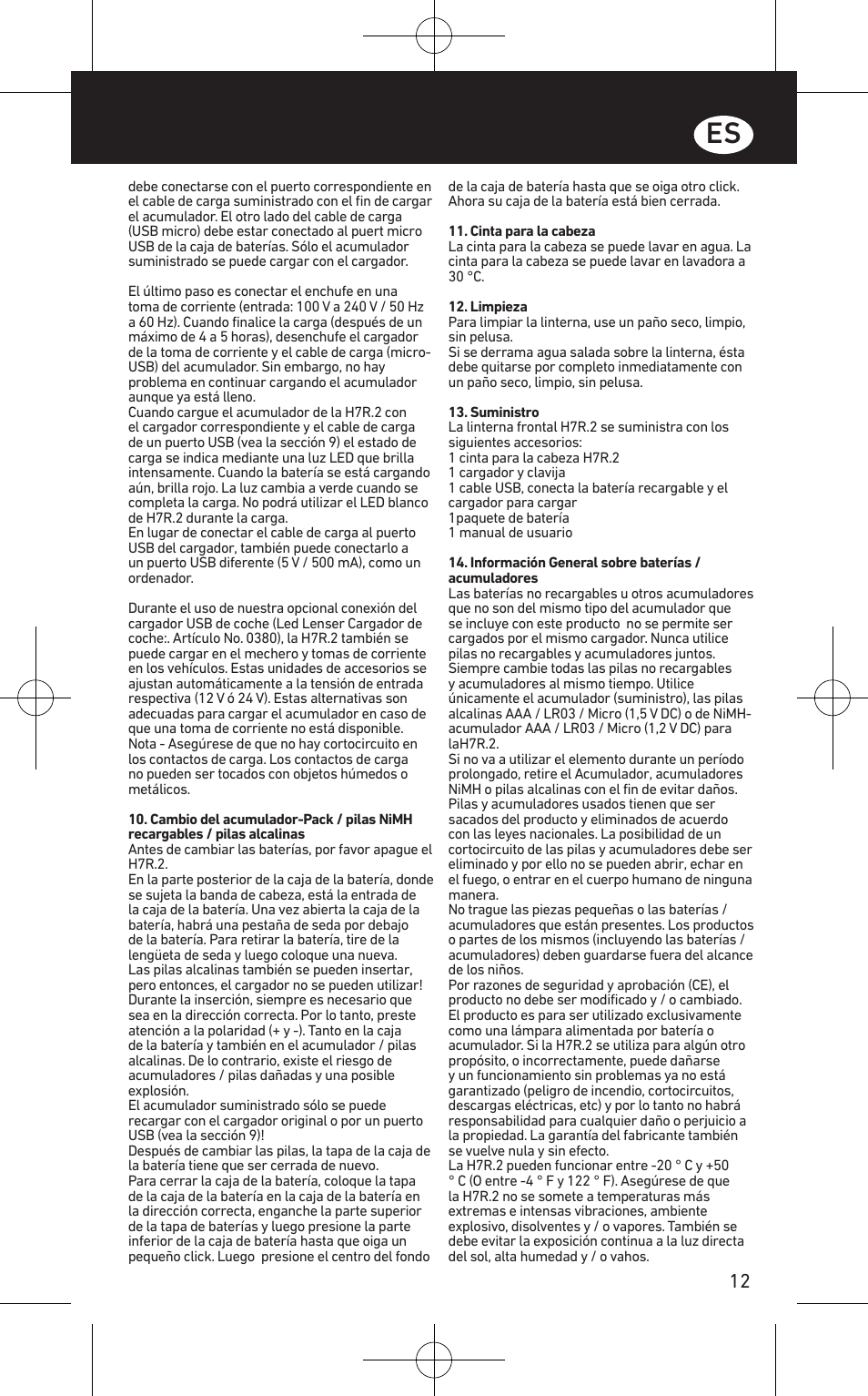 LED LENSER H7R.2 User Manual | Page 13 / 50