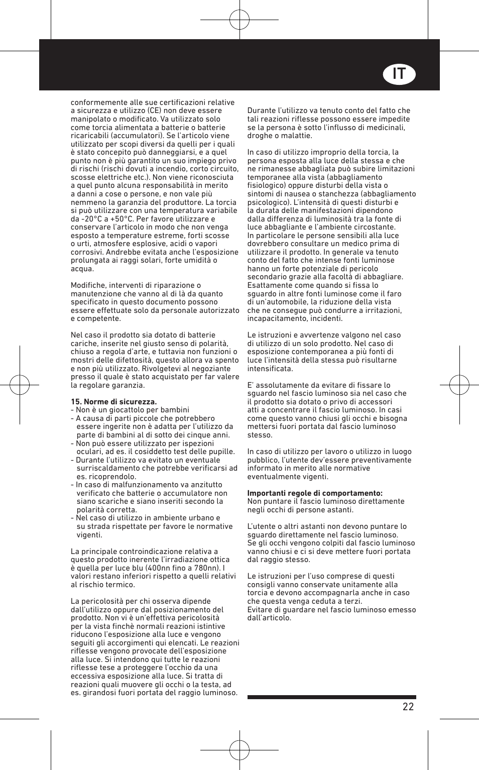 LED LENSER SEO™ 3 User Manual | Page 23 / 36