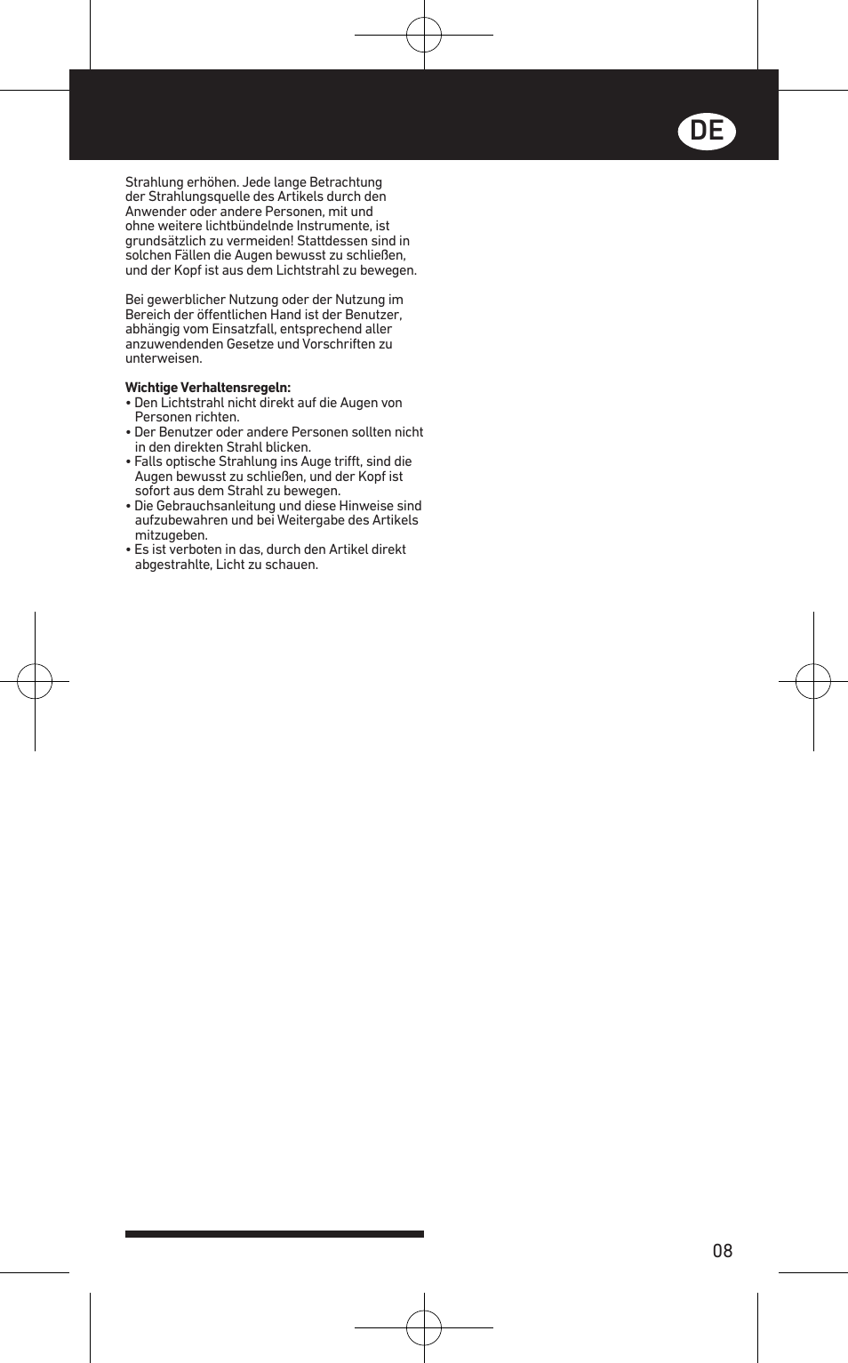 LED LENSER SEO™ 3 User Manual | Page 9 / 36