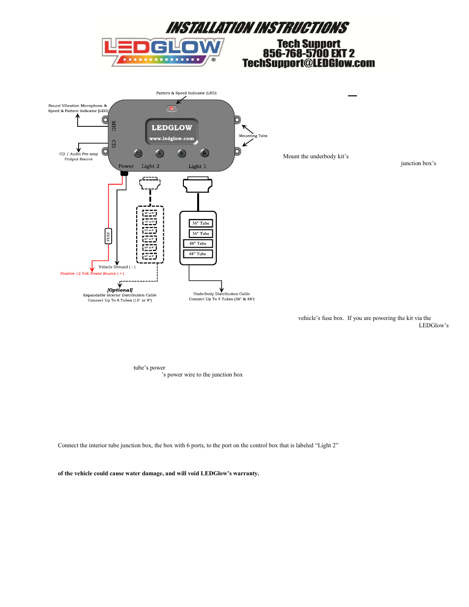 LEDGlow 4pc.-10pc. Million Color Wireless LED Underbody Kit User Manual | Page 2 / 4