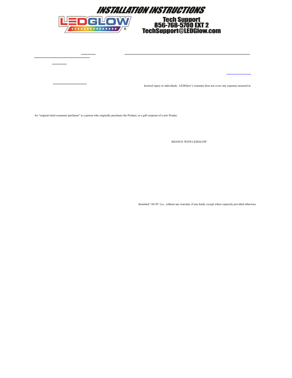 LEDGlow Advanced 3 Million Truck LED Underbody Kit User Manual | Page 6 / 6