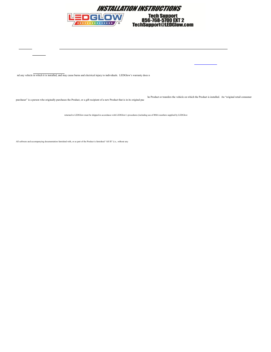 LEDGlow Million Color Pro SMD LED Interior Lighting Kit User Manual | Page 2 / 2