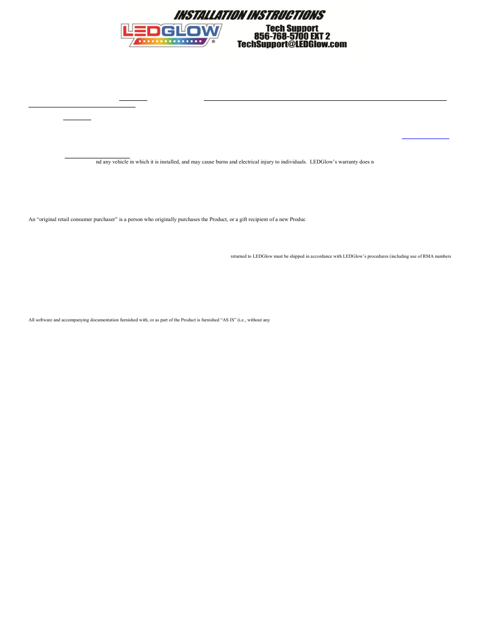 LEDGlow Million Color Mini SMD LED Interior Lighting Kit User Manual | Page 2 / 2