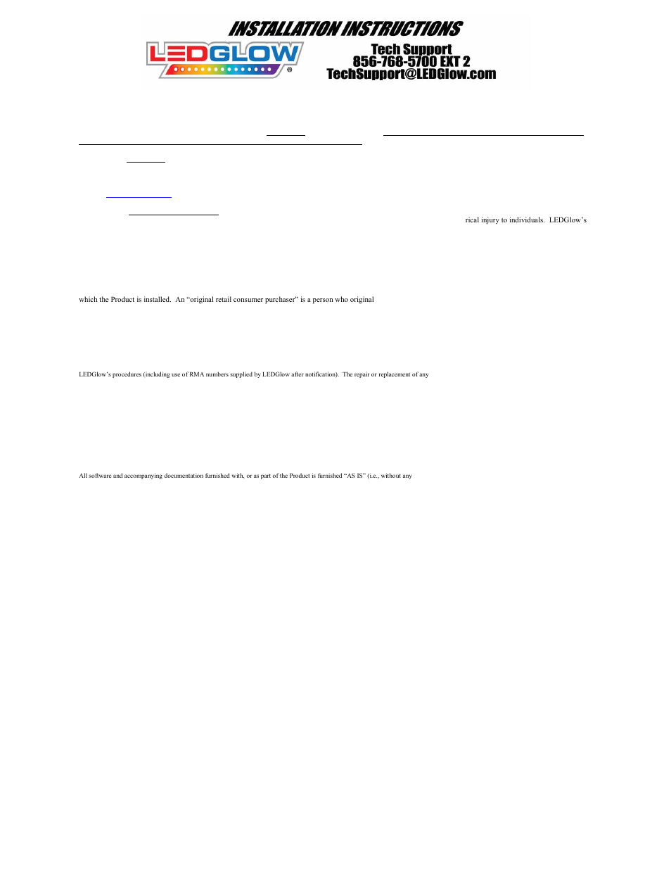 LEDGlow Single Color SMD LED Interior Lighting Kit User Manual | Page 2 / 2