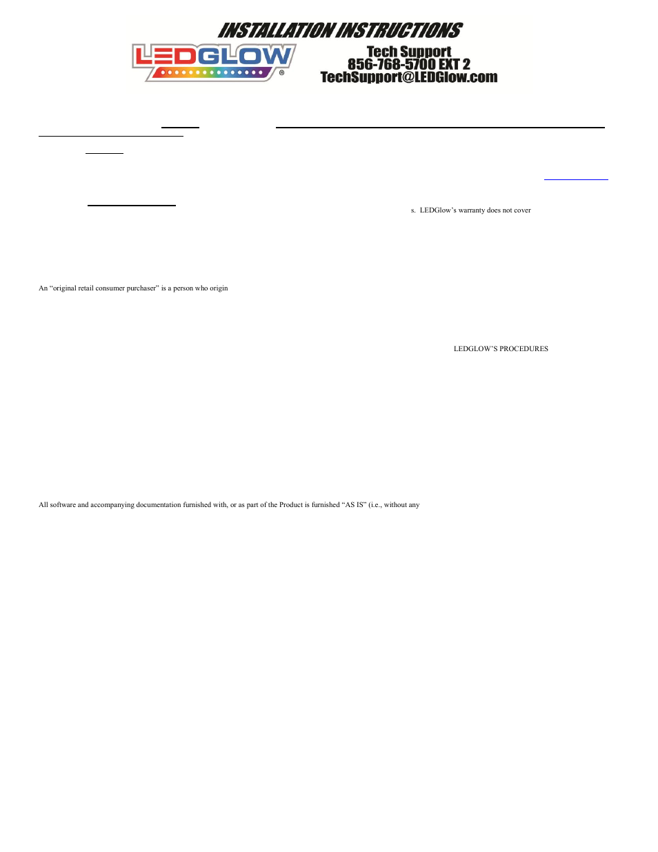 LEDGlow 7 Color Expandable LED Interior Lighting Kit User Manual | Page 3 / 3