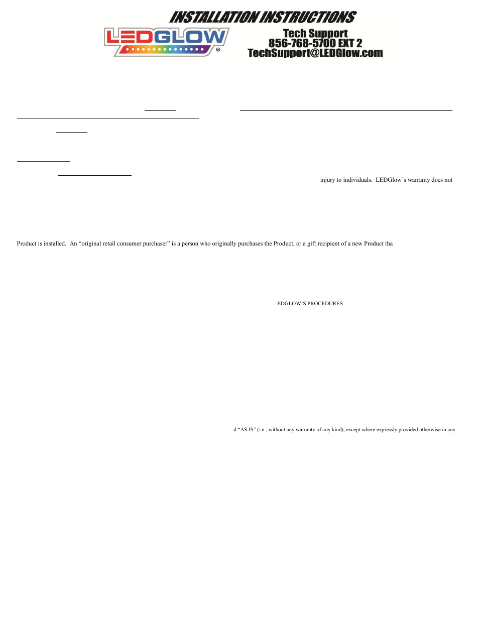 LEDGlow Single Color LED Interior Lighting Kit User Manual | Page 2 / 2