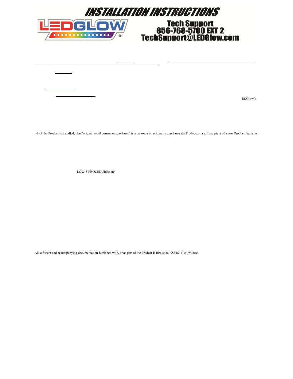 LEDGlow Million Color LED Wheel Well Kit User Manual | Page 3 / 3