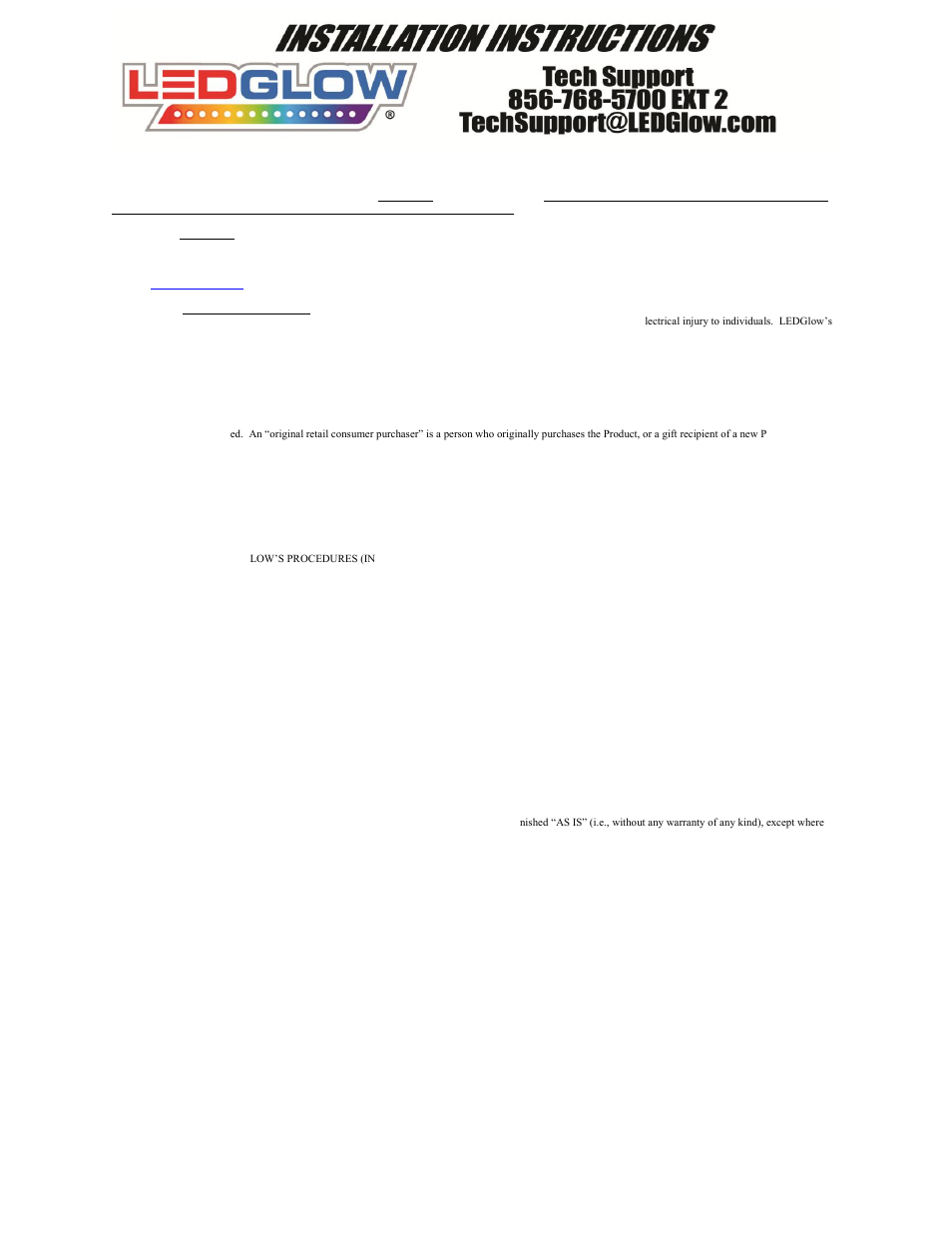 LEDGlow Single Color LED Wheel Well Kit User Manual | Page 3 / 3