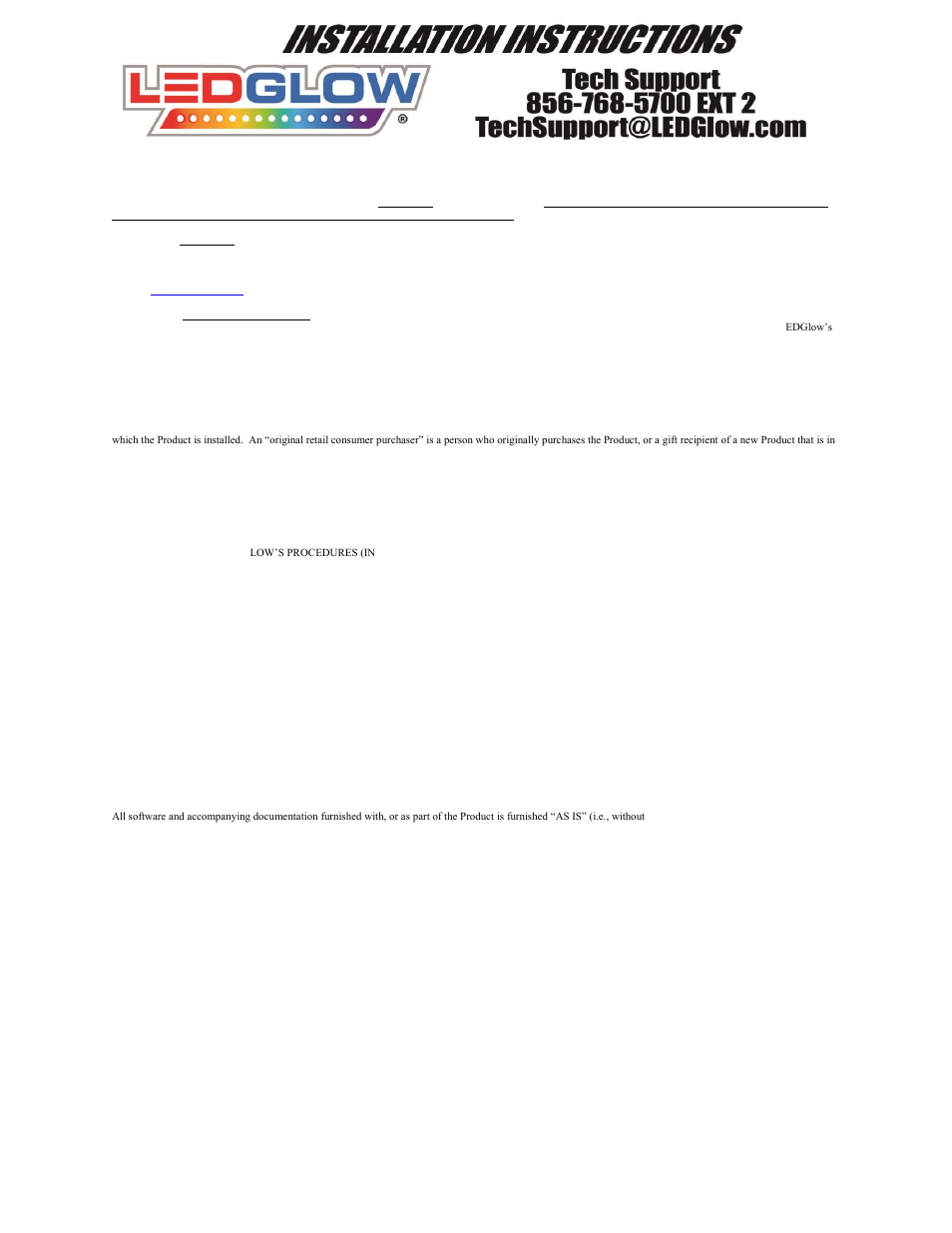 LEDGlow Million Color Golf Cart Kit User Manual | Page 3 / 3
