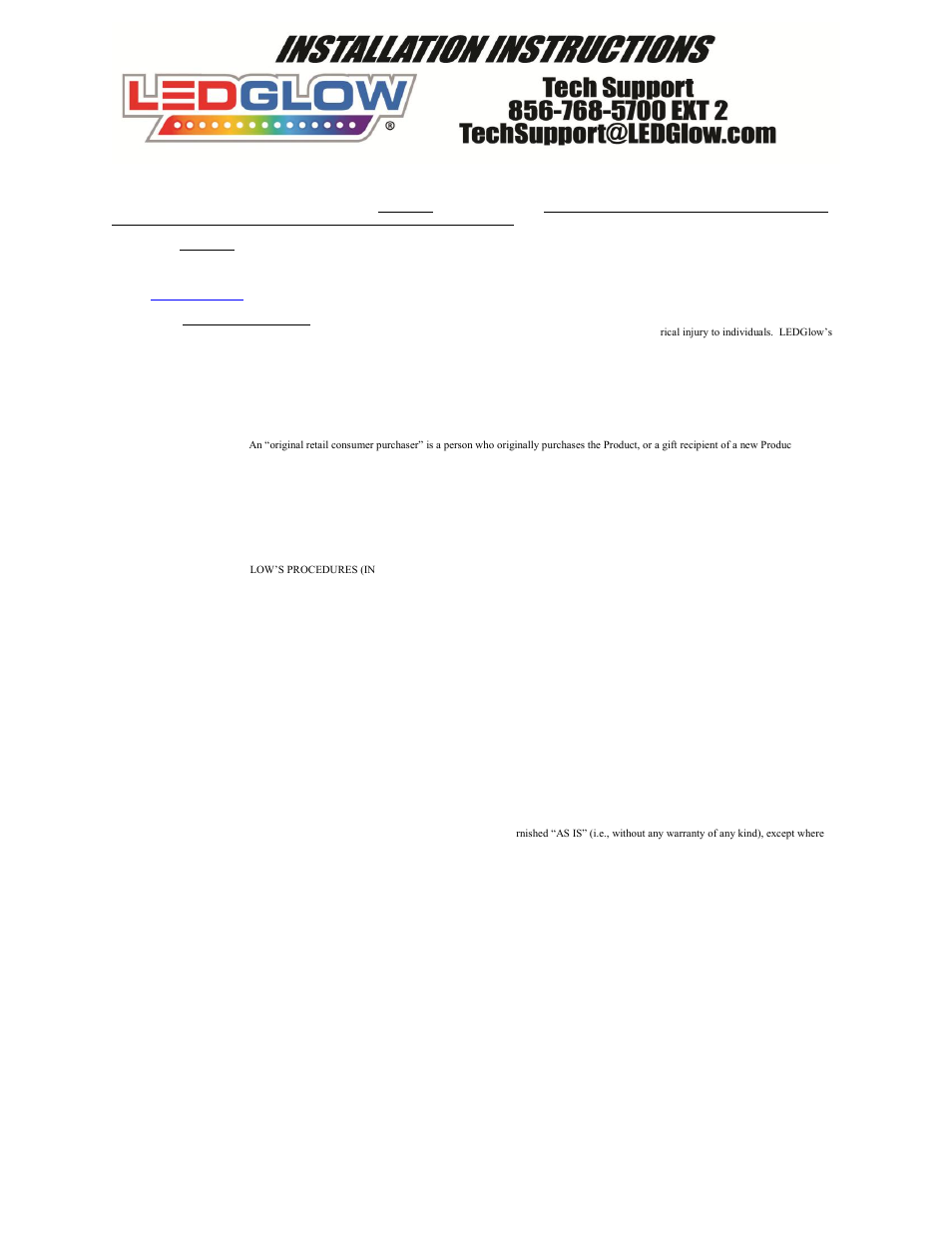 LEDGlow Advanced Million Color Flexible Motorcycle Light Kit User Manual | Page 3 / 3