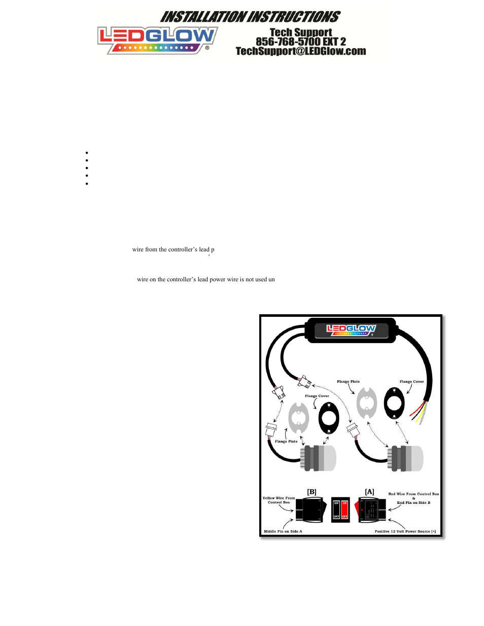 LEDGlow 2pc Motorcycle LED Strobe Lighting Kit User Manual | 2 pages