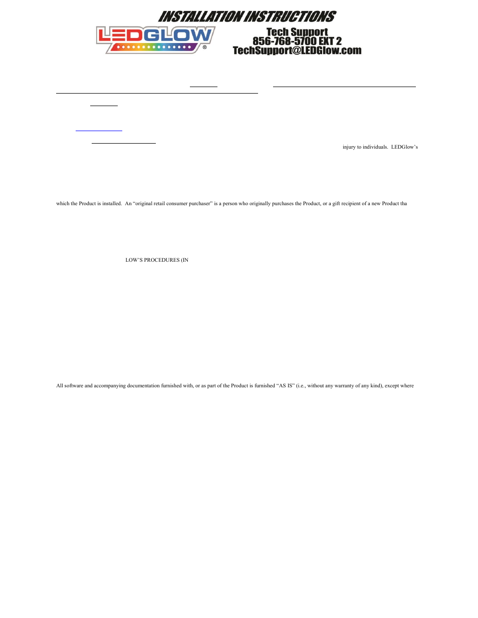 LEDGlow Commercial Lighting Kit User Manual | Page 3 / 3