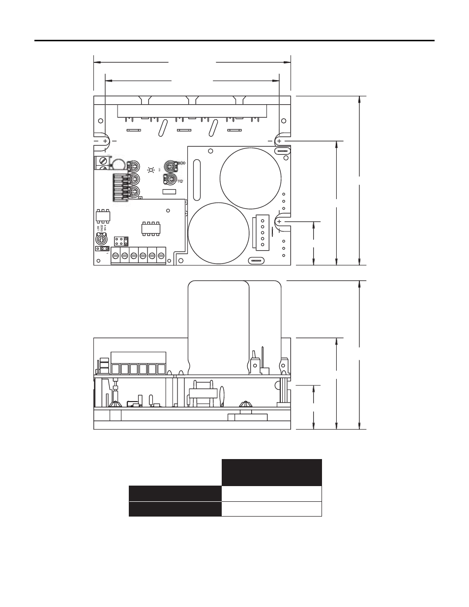 All dimensions in inches [millimeters, L1 l 2 | LEESON FHP Series Chassis Mount Variable Speed Drives User Manual | Page 18 / 76