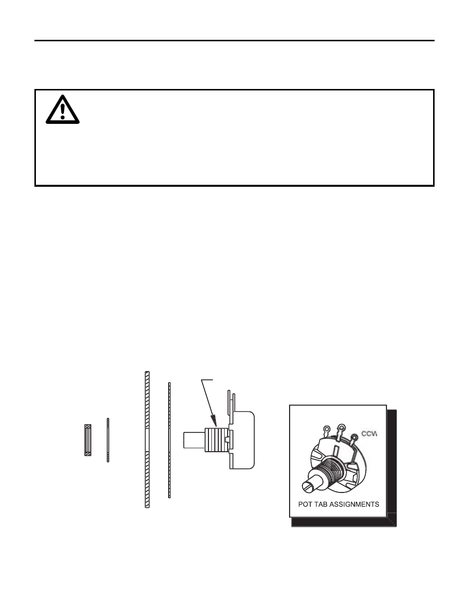 Speed adjust potentiometer, Warning | LEESON FHP Series Chassis Mount Variable Speed Drives User Manual | Page 31 / 76