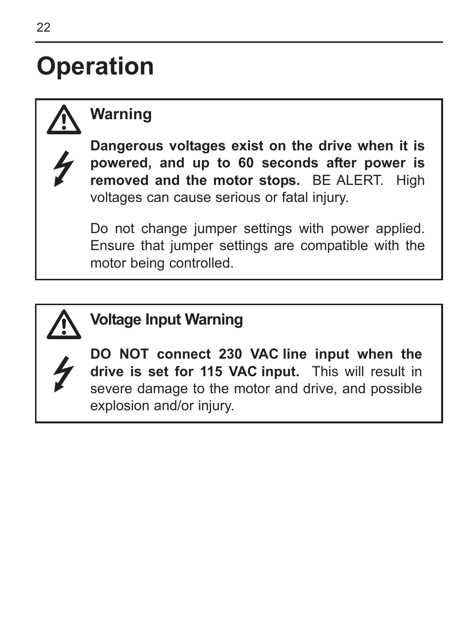 LEESON FHP Series NEMA 4x Variable Speed Drive User Manual | Page 31 / 67