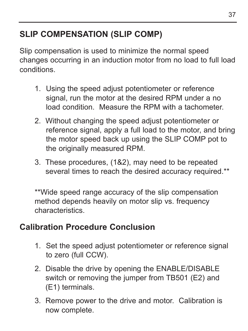 LEESON FHP Series NEMA 4x Variable Speed Drive User Manual | Page 46 / 67