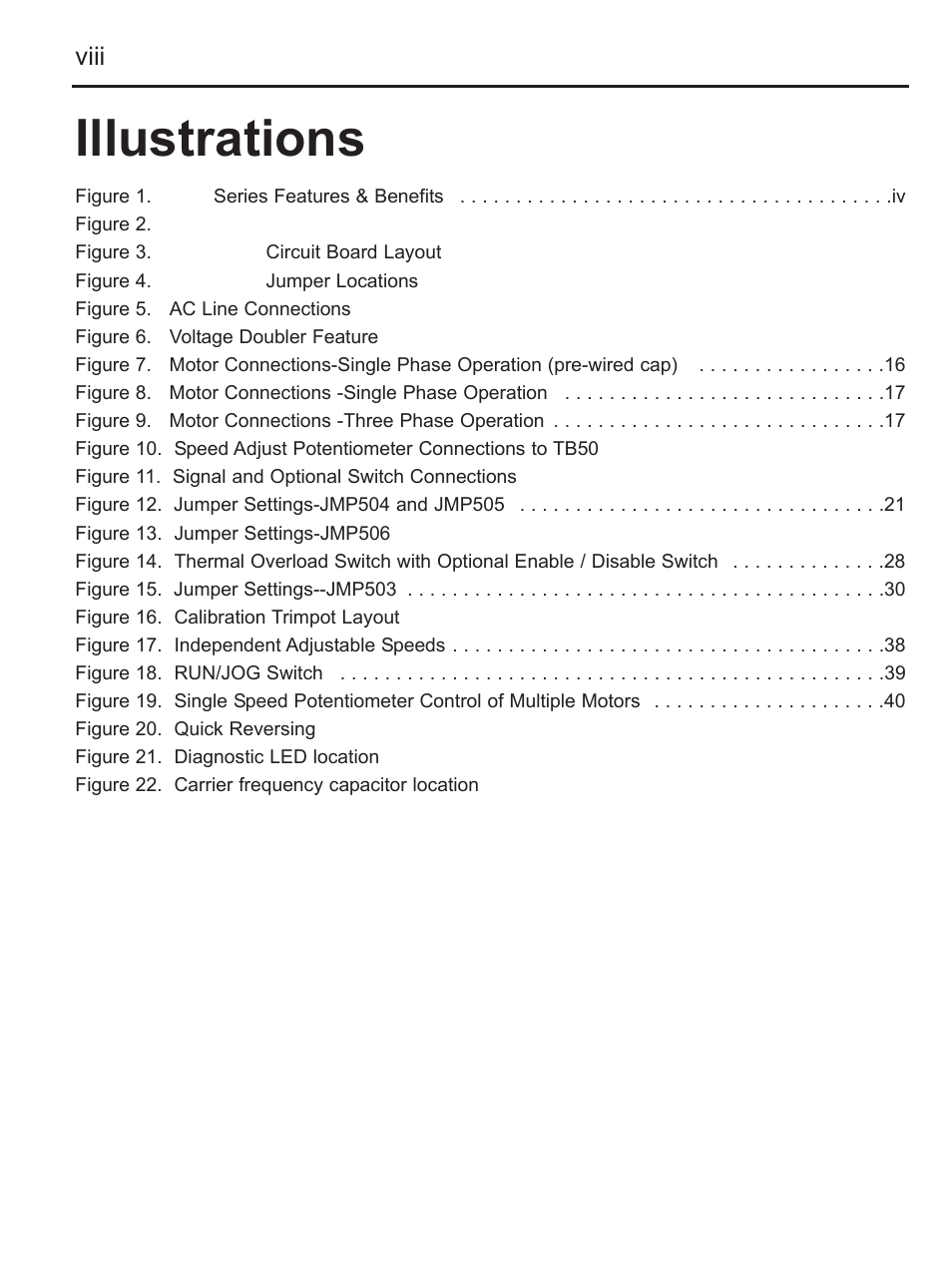 Illustrations | LEESON FHP Series NEMA 4x Variable Speed Drive User Manual | Page 9 / 67