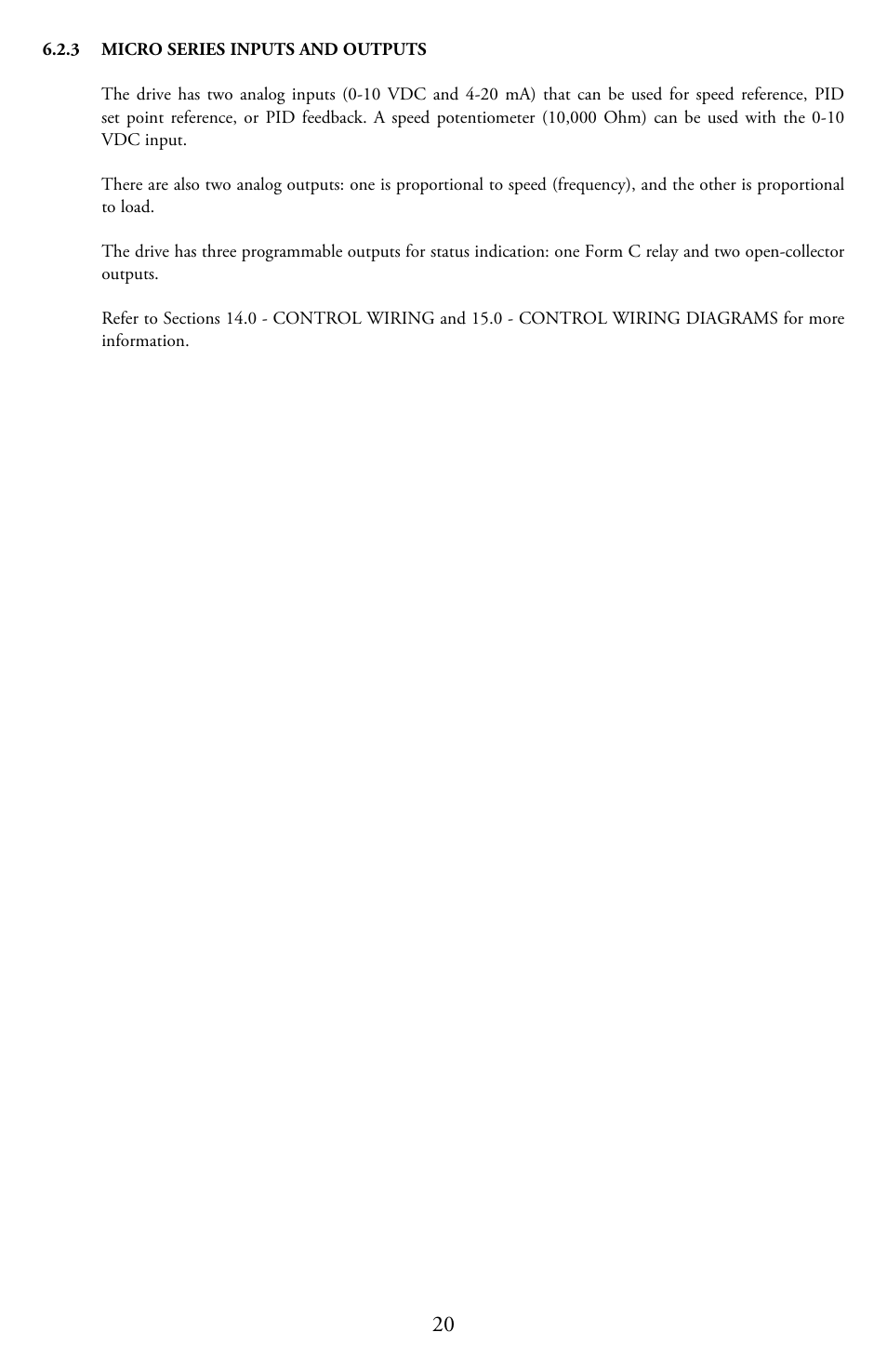 LEESON Micro Series Compact Inverters User Manual | Page 22 / 92
