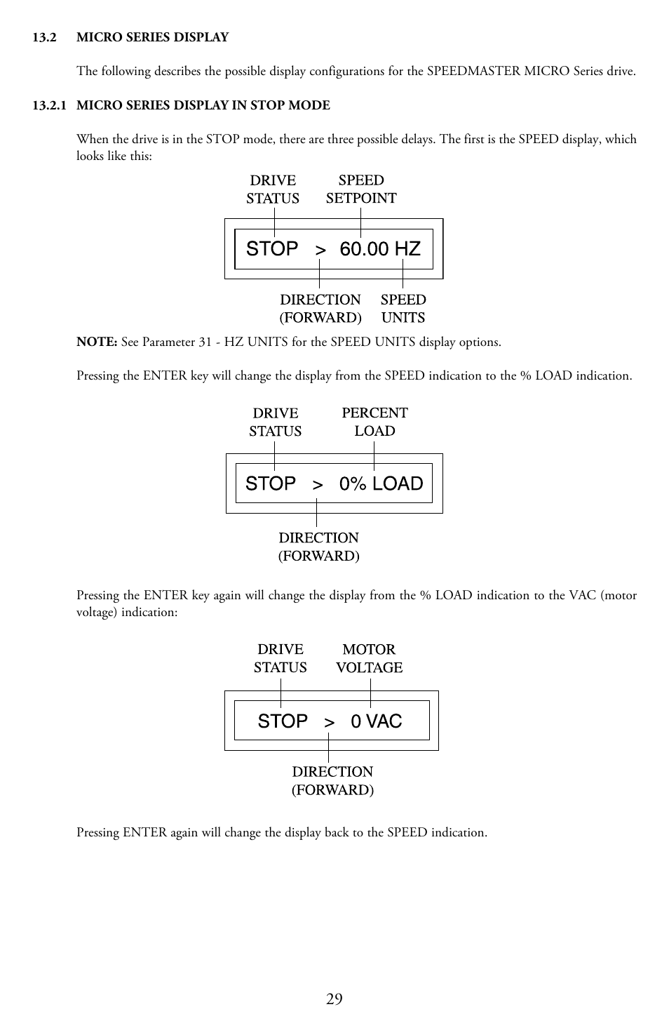 LEESON Micro Series Compact Inverters User Manual | Page 31 / 92