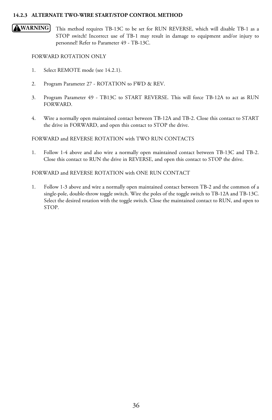 LEESON Micro Series Compact Inverters User Manual | Page 38 / 92