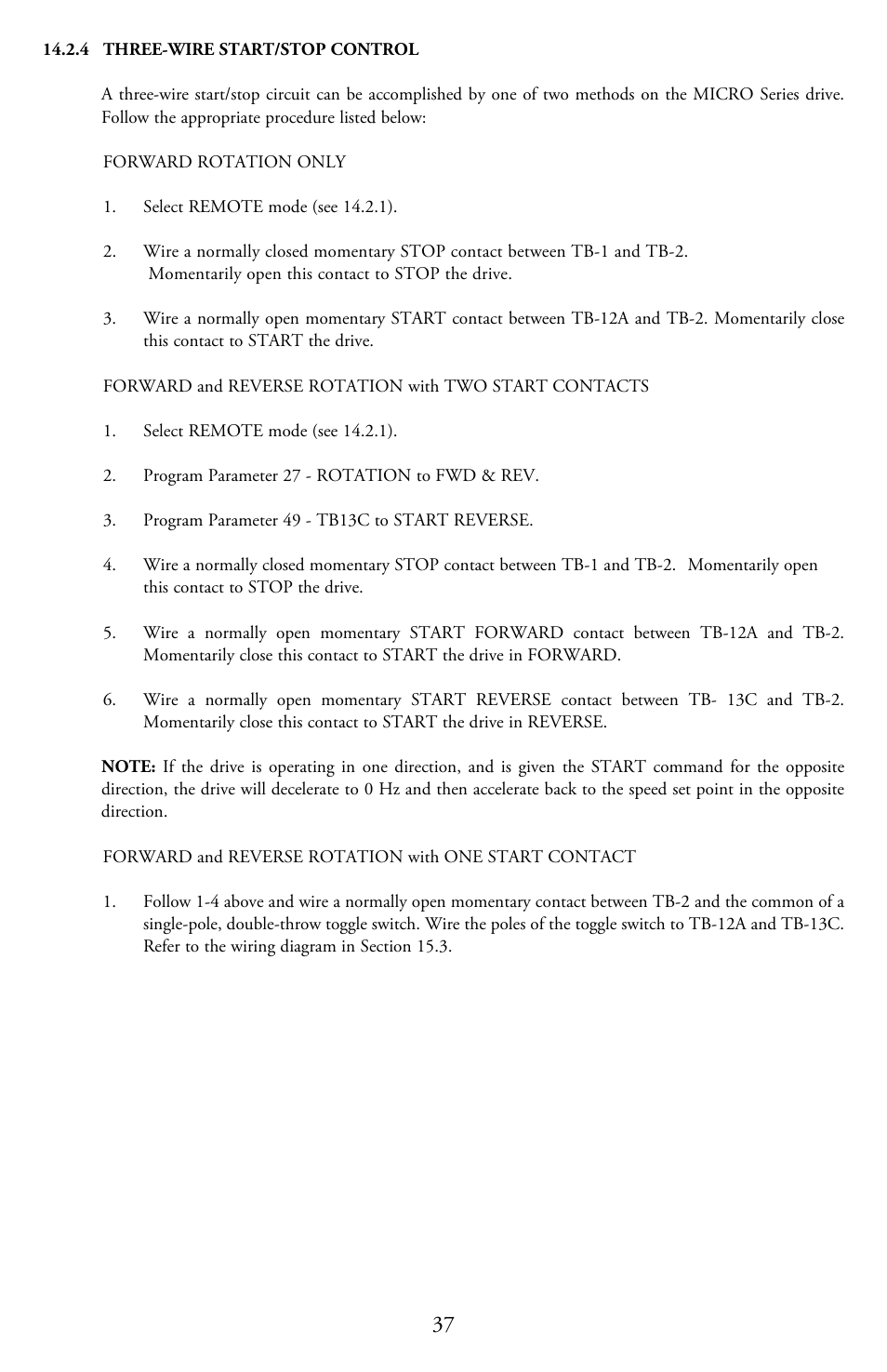 LEESON Micro Series Compact Inverters User Manual | Page 39 / 92