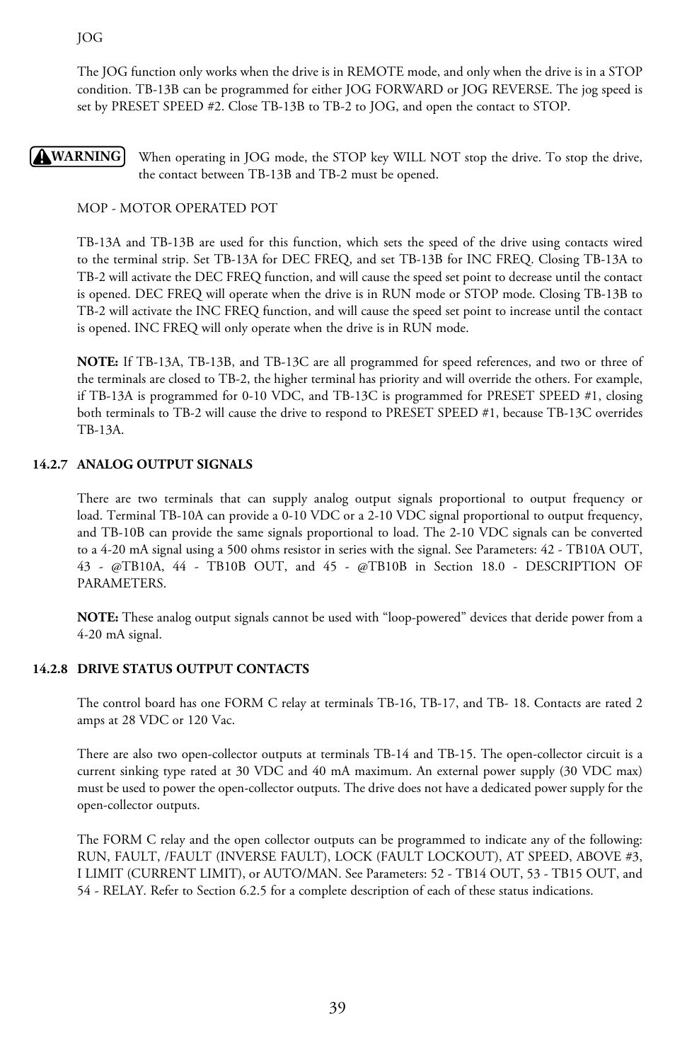 LEESON Micro Series Compact Inverters User Manual | Page 41 / 92