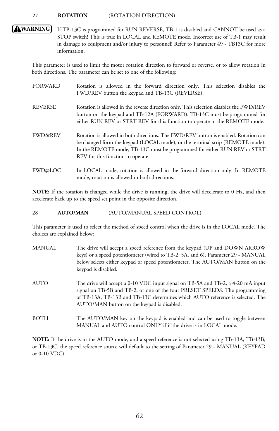 LEESON Micro Series Compact Inverters User Manual | Page 64 / 92