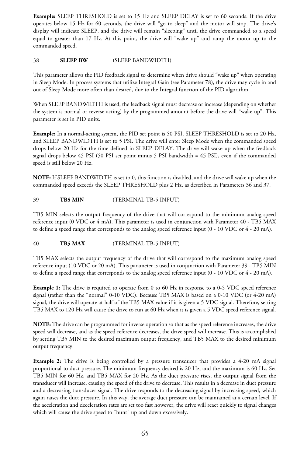 LEESON Micro Series Compact Inverters User Manual | Page 67 / 92